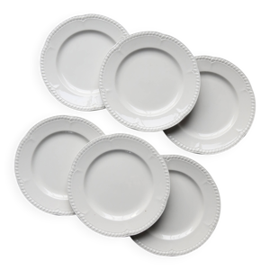 6 assiettes plates vintage