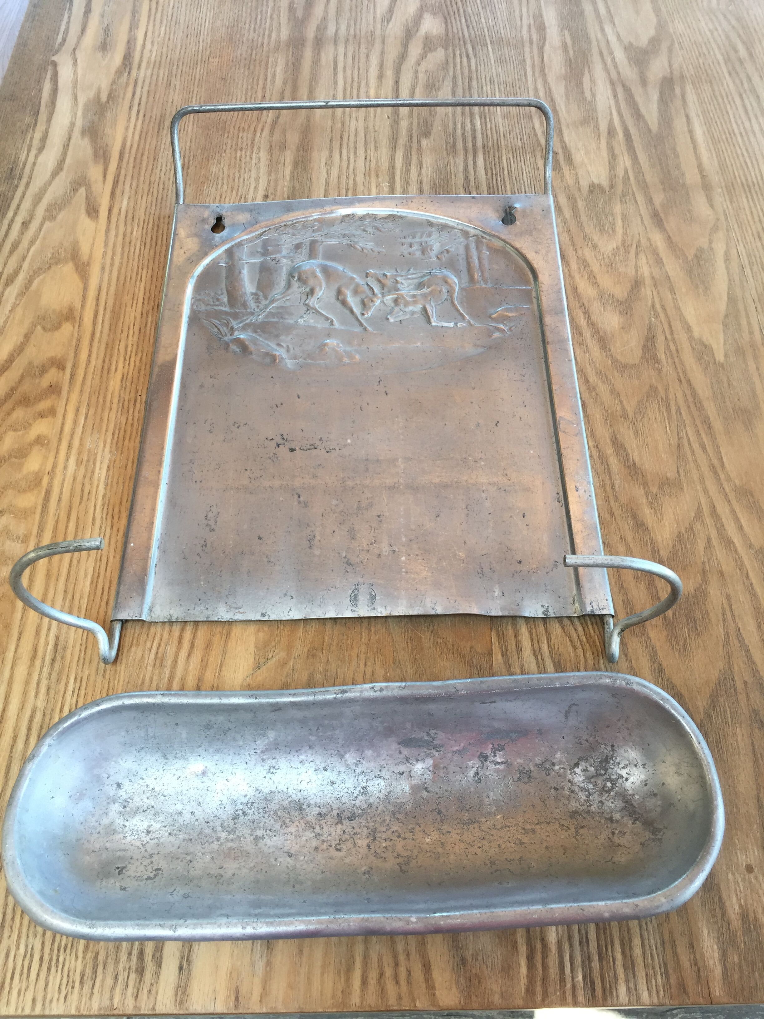 Aluminum couttoir or kitchen utensil holder