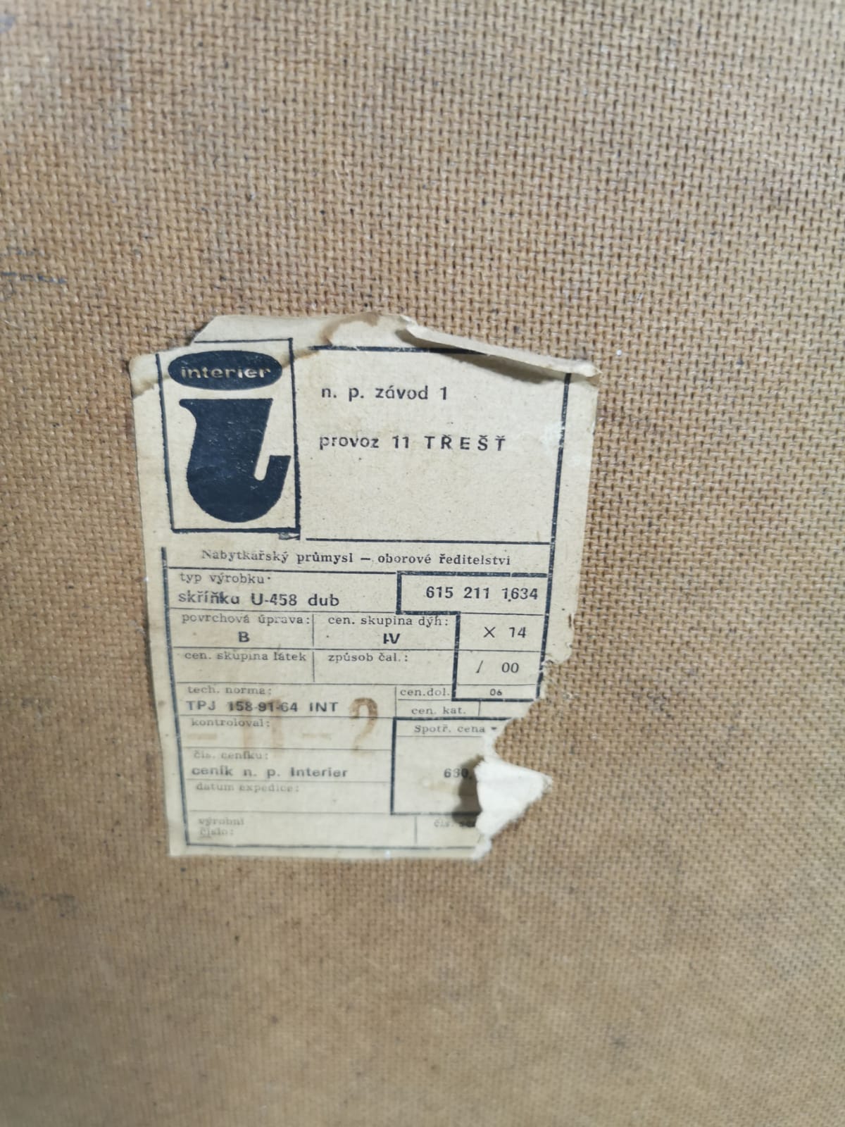 Vintage sideboard by jiri jiroutek for interier prague, 1960s