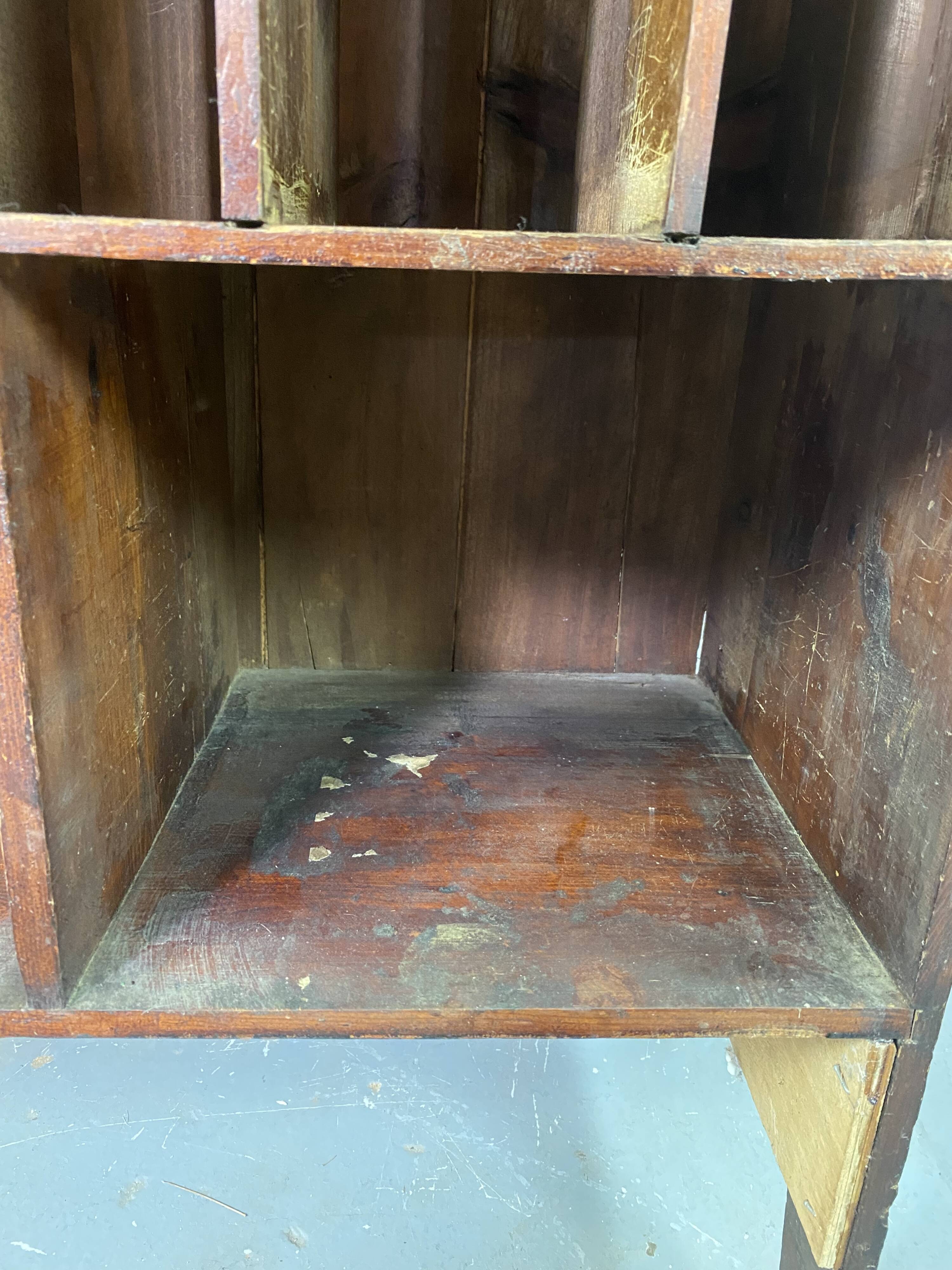 Wooden handcrafted craft furniture for postal sorting