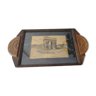 Vintage triumphal arch tray