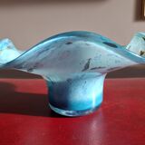 Rare large Jean-Michel Operto glass bowl, signed, 23 cm