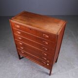 Commode en teck 6 tirroirs