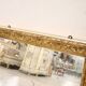 Golden Wood Wall Mirror