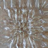 Applique/ plafonnier ancien en verre moulé