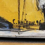 Tableau / art Moderne , Contemporain signé C. HALFON 96