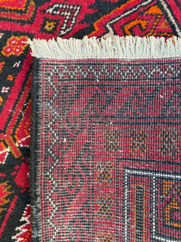 Belutch persian carpet 100x216 cm