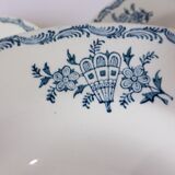 4 assiettes creuses en terre de fer de St Amand