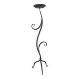 Wrought iron candle holder