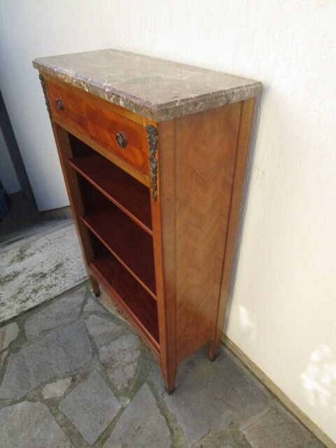 Bibus old marquetry and bronze ornament