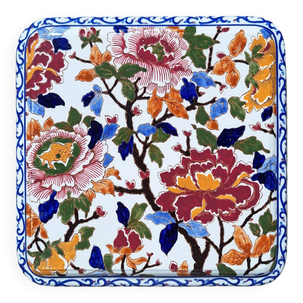 Dessous de plat Gien modèle pivoine