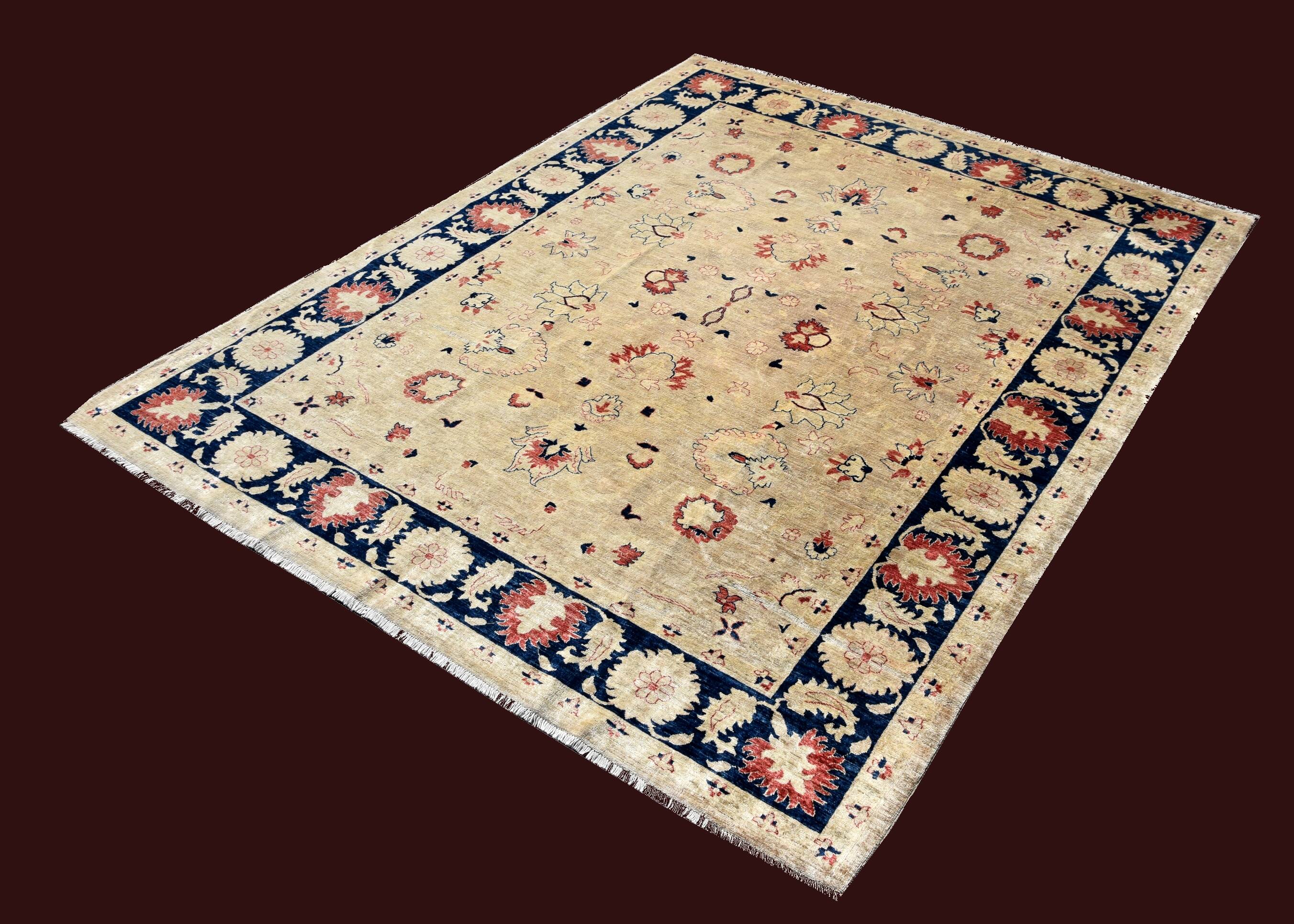 Ziegler oriental rug - handmade: 3.00 X 2.45 meters. Quality: wool