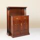 Secession high cabinet the Vienna Art Nouveau style, Austria ca. 1905