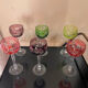 Service de verres à vin en cristal