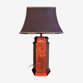 Copper lamp, 1970s