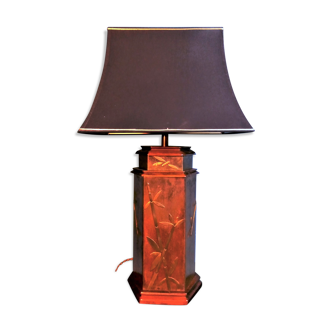 Copper lamp, 1970s