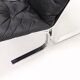 Fauteuil en cuir noir et chrome 1970