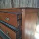 Louis XVI period commode in solid cherry wood (ombp)