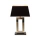 Lampe de table design Eichholtz Arlington en acier inoxydable avec base en granit 72 cm