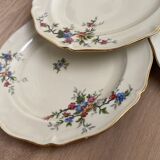 Set of 4 porcelain dessert plates