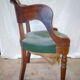 Fauteuil de bureau en chêne Louis Philippe fin XIX siècle