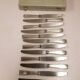 12 silver-plated knives, ercuis