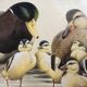 Set of 2 decorative duck wall posters ideal for children's rooms