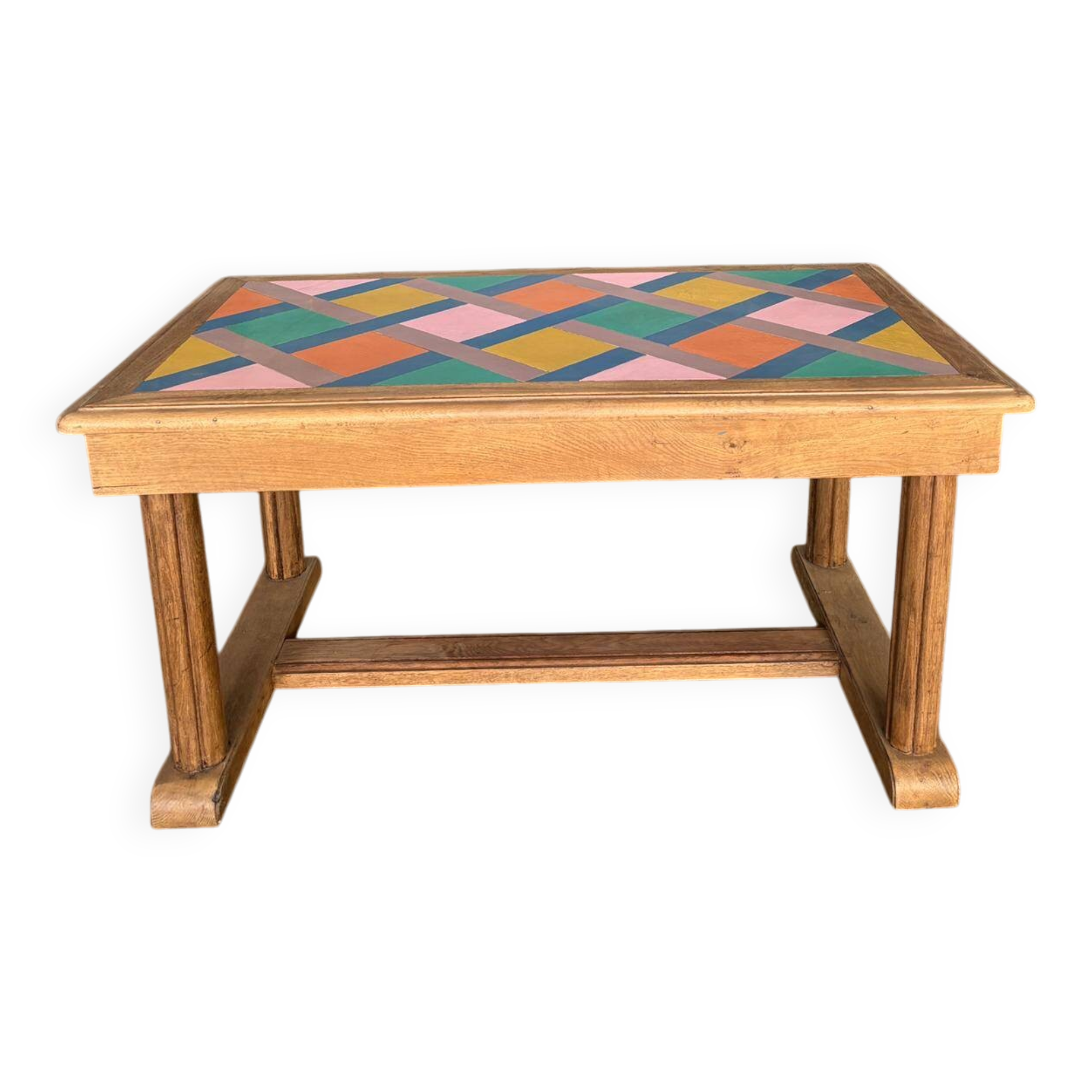 Colorful coffee table