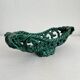 Vintage woven ceramic fruit bowl
