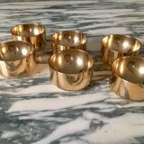 Pierre Forsell for skultuna. Sweden, 1970 gold-plated brass service