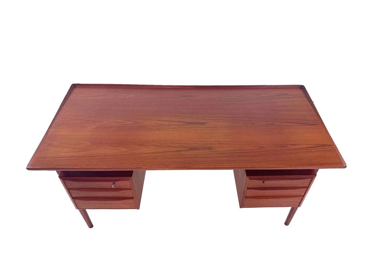 Vintage Danish freestanding desk by Peter Løvig Nielsen