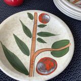 6 ceramic plates, Terragona model, San Marciano, Italy, 1970
