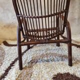 Vintage bamboo armchair 1960