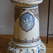 Qajar Persian Ceramic Ottoman Stool 19th Century
