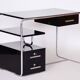 Bauhaus Writing Desk in Chrome, Steel and Wood, Germany, 1930s