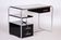 Bauhaus Writing Desk in Chrome, Steel and Wood, Germany, 1930s