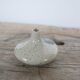 Vintage sandstone soliflore vase signed Cazes
