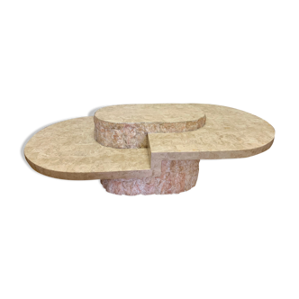 Travertine coffee table Magnussen Ponte