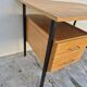 Vintage modernist design oak desk 1950s