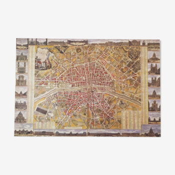 Carte historique de Paris en 1789