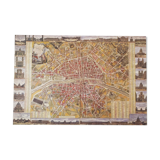 Historic map of Paris in 1789