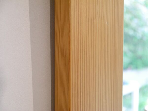 Miroir scandinave en pin 1970