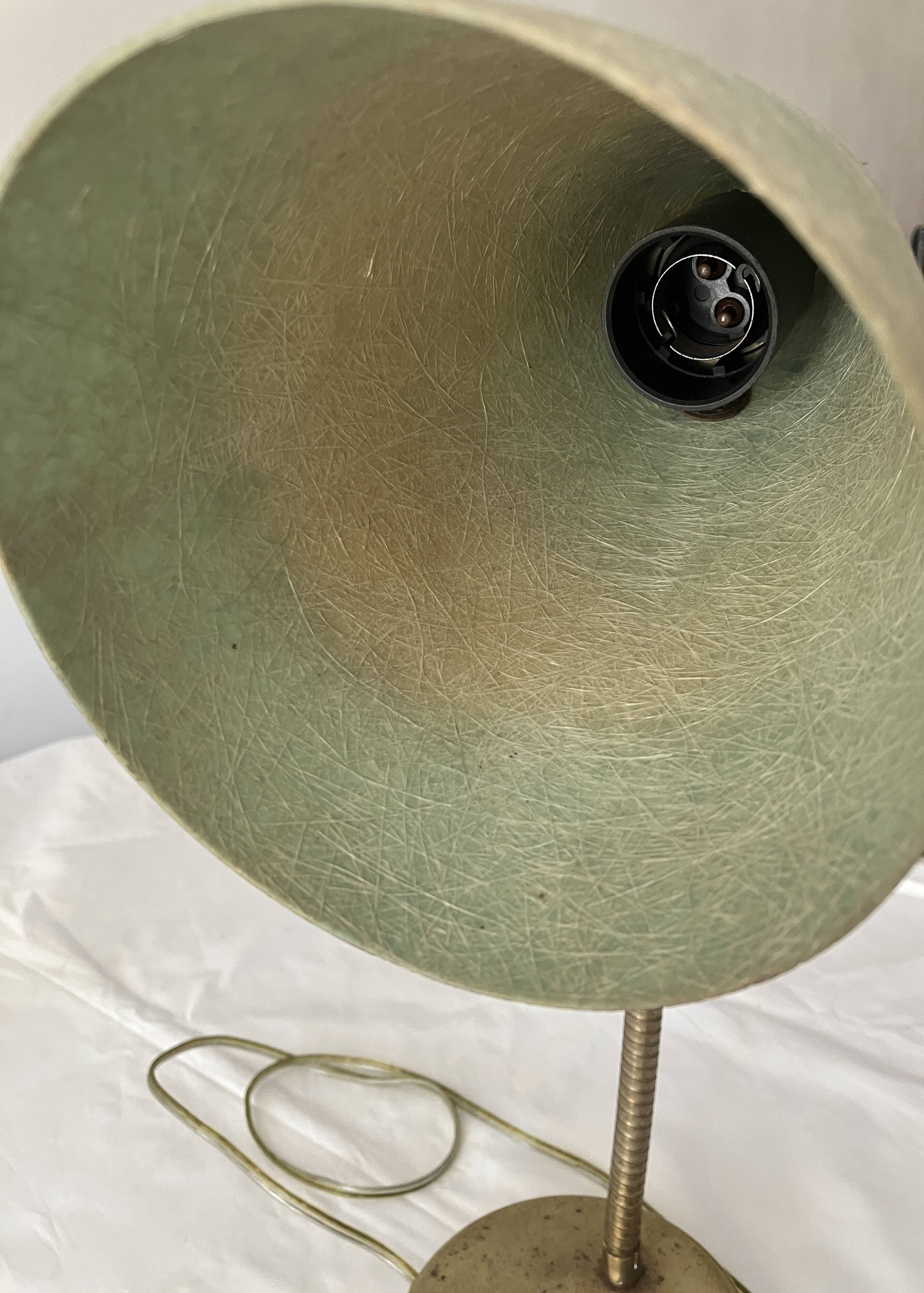 Lampe années 60 fibre de verre