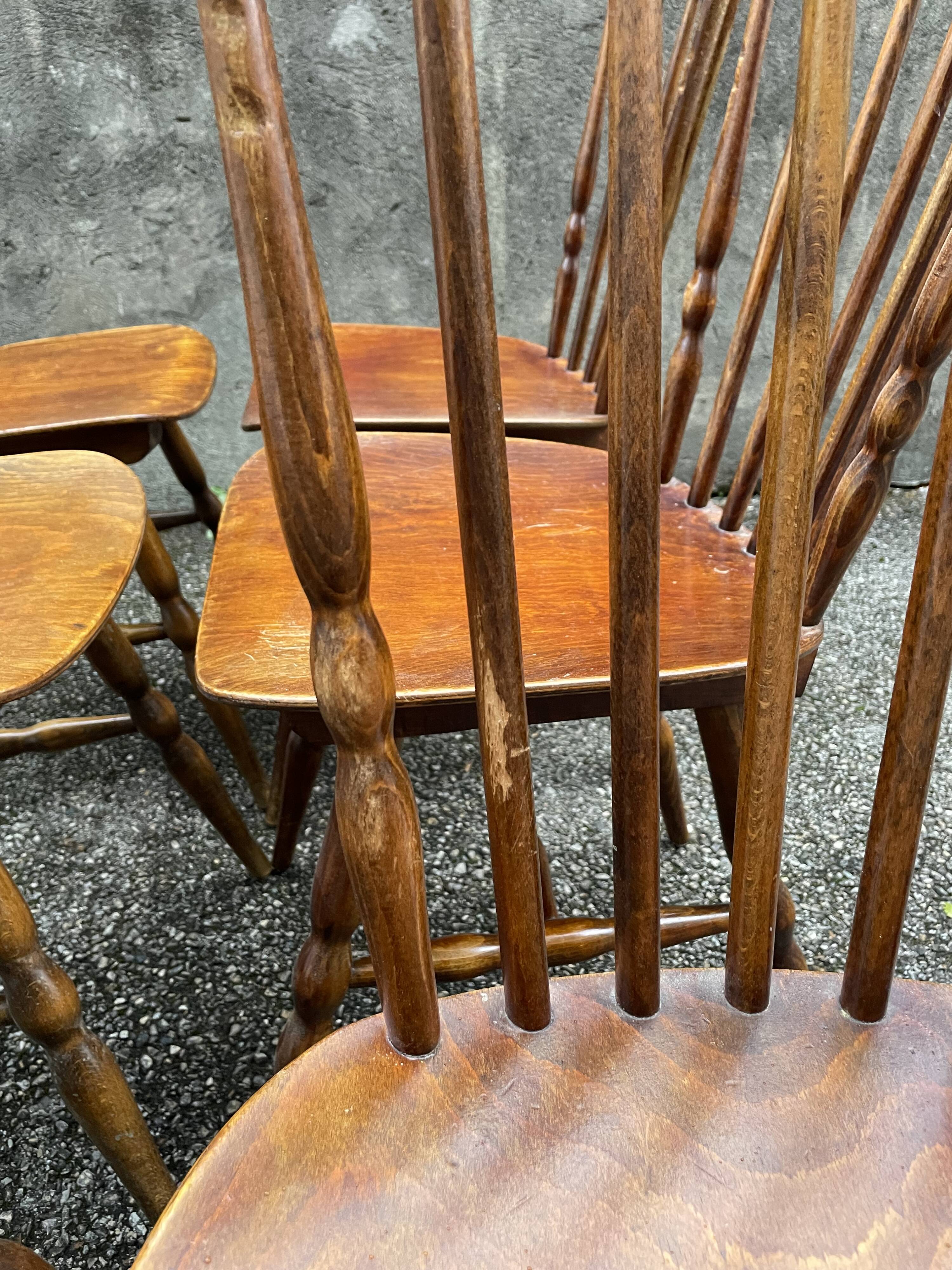 Set of 6 Baumann bistro chairs