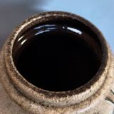 Vintage bamboo ceramic vase - West Germany