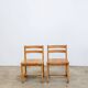 Chaises en pin scandinave, lot de 4