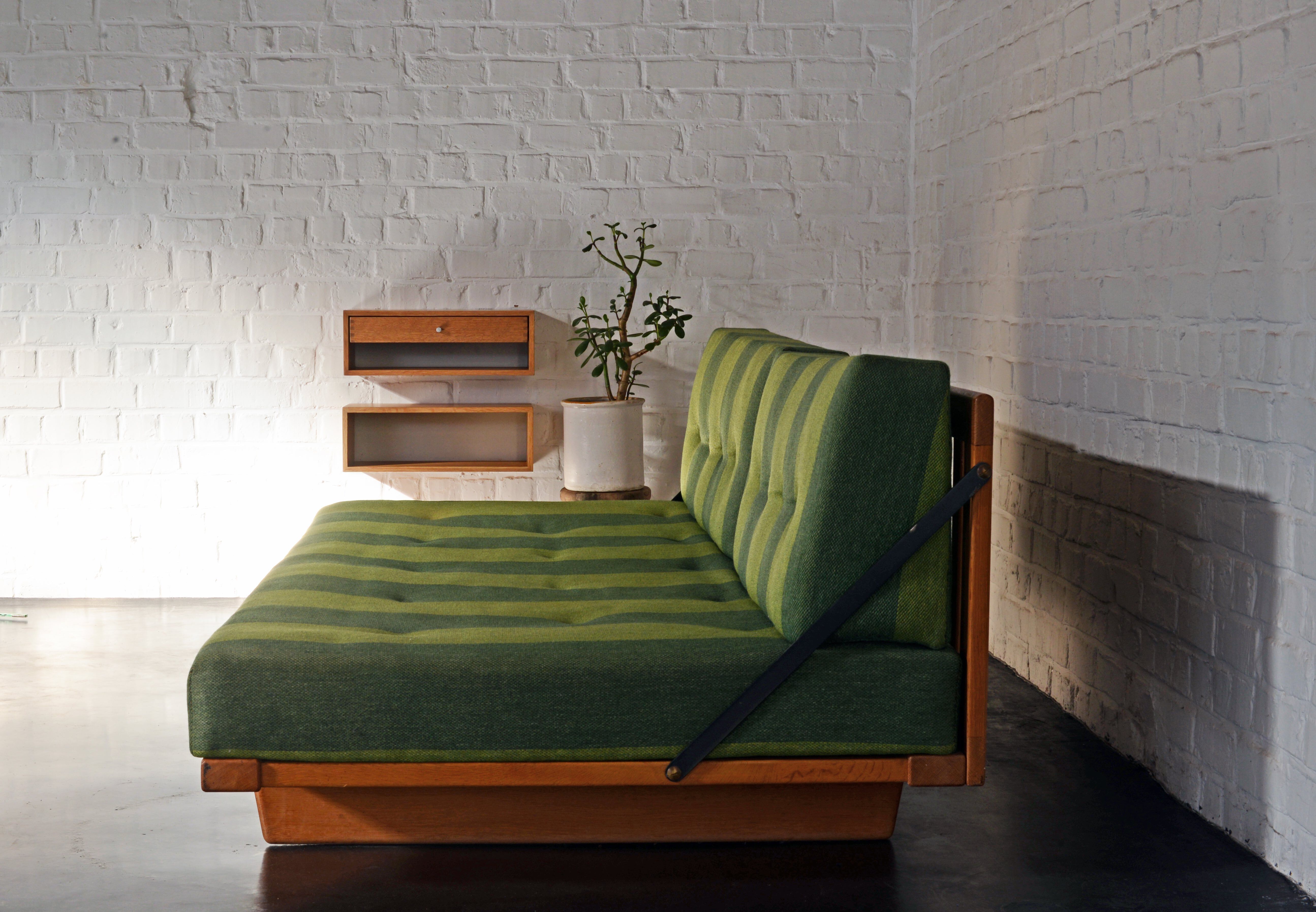 Kai Kristiansen, two tables nightstands oak, Denmark around 1960