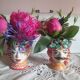 Set of 2 Sicilian vases ceramic heads of caltagirone