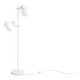 Lampadaire en métal blanc en forme de champignon