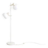 Lampadaire en métal blanc en forme de champignon
